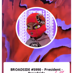 BROADSIDE #5990 - President - Broadside