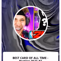 BEST CARD OF ALL TIME - Beating 2K21 #2