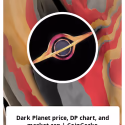 Dark Planet price, DP chart, and market cap | CoinGecko