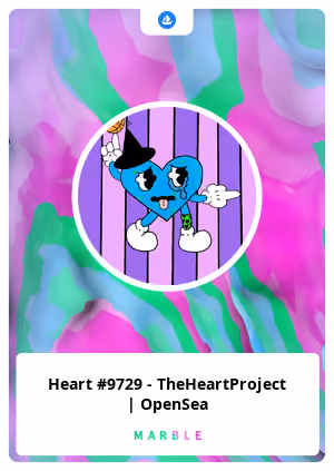 Heart #9729 - TheHeartProject | OpenSea