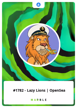 #1782 - Lazy Lions | OpenSea