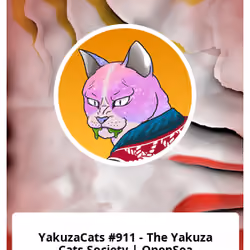 YakuzaCats #911 - The Yakuza Cats Society | OpenSea