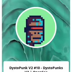 DystoPunk V2 #10 - DystoPunks V2 | OpenSea