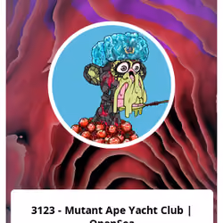 3123 - Mutant Ape Yacht Club | OpenSea