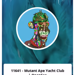 11641 - Mutant Ape Yacht Club | OpenSea