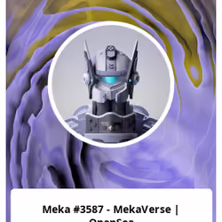 Meka #3587 - MekaVerse | OpenSea