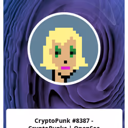 CryptoPunk #8387 - CryptoPunks | OpenSea