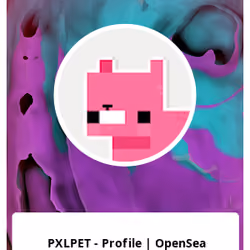 PXLPET - Profile | OpenSea