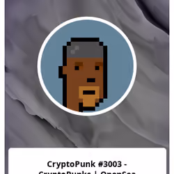 CryptoPunk #3003 - CryptoPunks | OpenSea