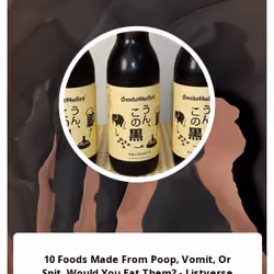10 Foods Made From Poop, Vomit, Or Spit. Would You Eat Them? - Listverse
