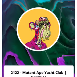 2122 - Mutant Ape Yacht Club | OpenSea