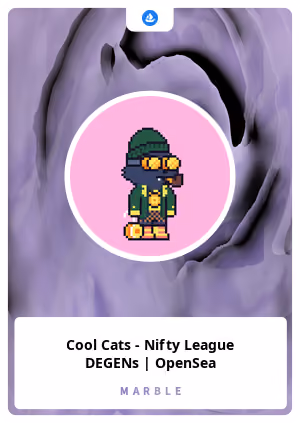 Cool Cats - Nifty League DEGENs | OpenSea