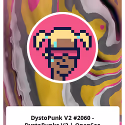 DystoPunk V2 #2060 - DystoPunks V2 | OpenSea