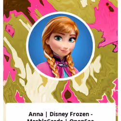 Anna | Disney Frozen - MarbleCards | OpenSea