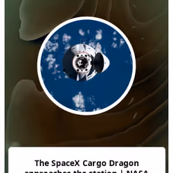 The SpaceX Cargo Dragon approaches the station | NASA