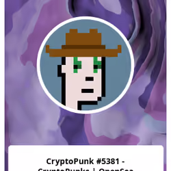 CryptoPunk #5381 - CryptoPunks | OpenSea