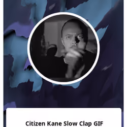Citizen Kane Slow Clap GIF 