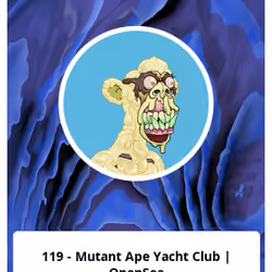 119 - Mutant Ape Yacht Club | OpenSea