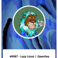 #9987 - Lazy Lions | OpenSea