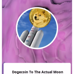 Dogecoin To The Actual Moon
