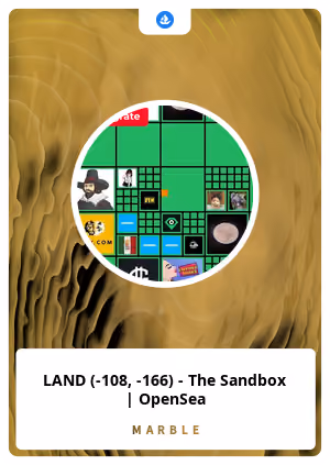 LAND (-108, -166) - The Sandbox | OpenSea