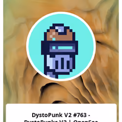 DystoPunk V2 #763 - DystoPunks V2 | OpenSea
