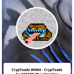 CrypToadz #6964 - CrypToadz by GREMPLIN | OpenSea
