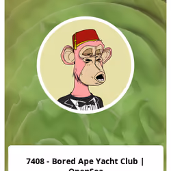 7408 - Bored Ape Yacht Club | OpenSea