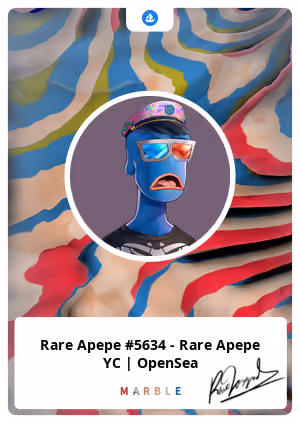 Rare Apepe #5634 - Rare Apepe YC | OpenSea