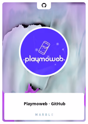 Playmoweb · GitHub
