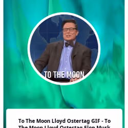 To The Moon Lloyd Ostertag GIF - To The Moon Lloyd Ostertag Elon Musk
