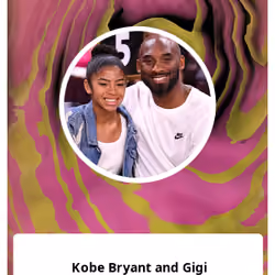 Kobe Bryant and Gigi