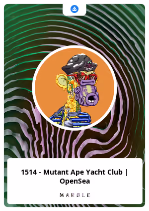 1514 - Mutant Ape Yacht Club | OpenSea