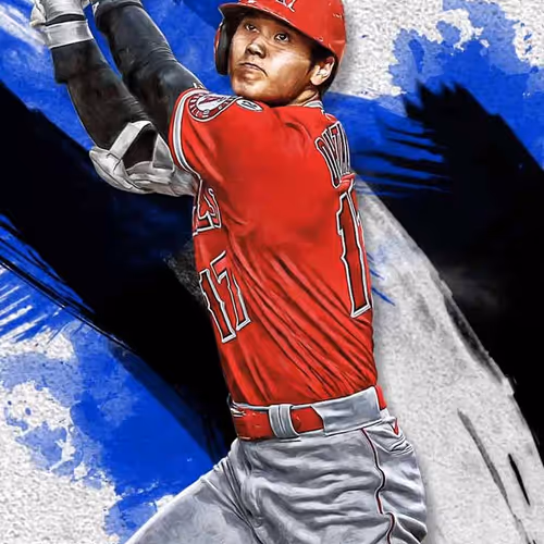 Angels® Shohei Ohtani Inception Base Blue 45 Uncommon