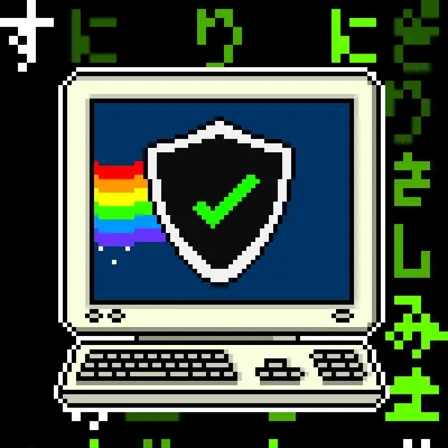 Logotipo de Wallet Guard X Nyan Cat
