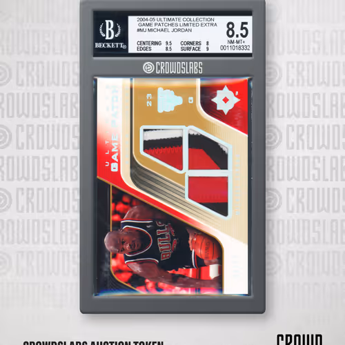 2004-05 Ultimate Collection Michael Jordan Game Patches Limited Extra #MJ BGS 8.5
