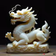 Qing Dynasty Porcelain Dragon Sculpture