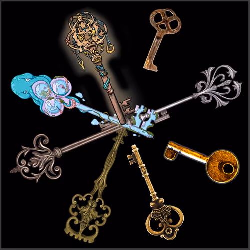 200 Keys: Keychain #3925