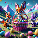 Easter Bunny Foxes
