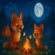 Camping Foxes