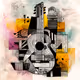 🎶 Sound Mosaic - Abstract Guitar 🎸 