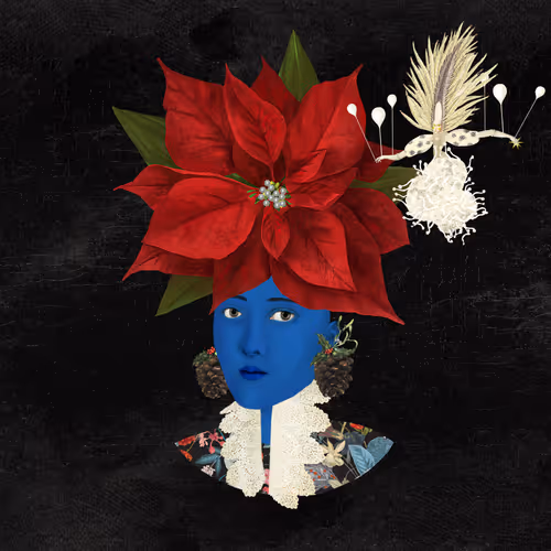Christmas Flower Girl III