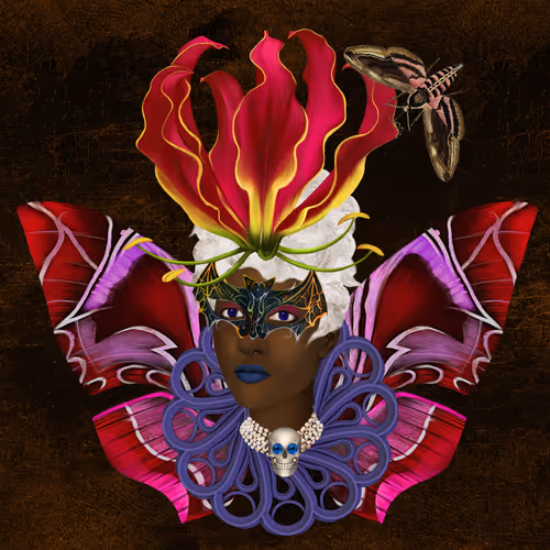 Spooky Flower Girl IV