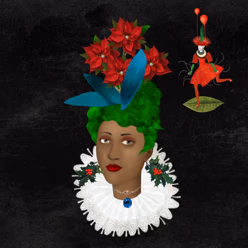 Christmas Flower Girl V