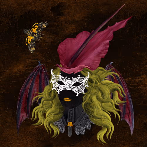 Spooky Flower Girl VI