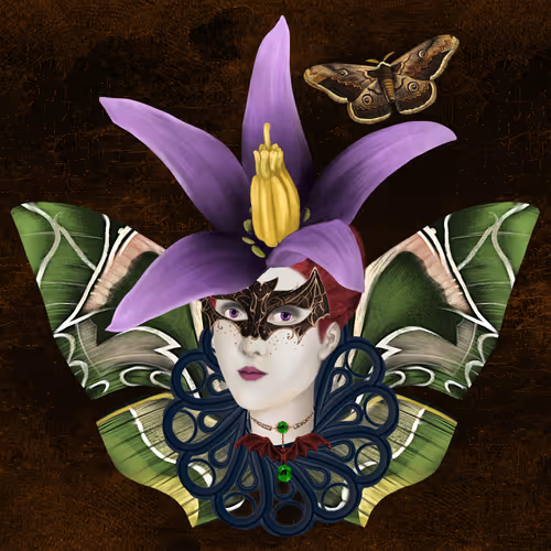 Spooky Flower Girl I