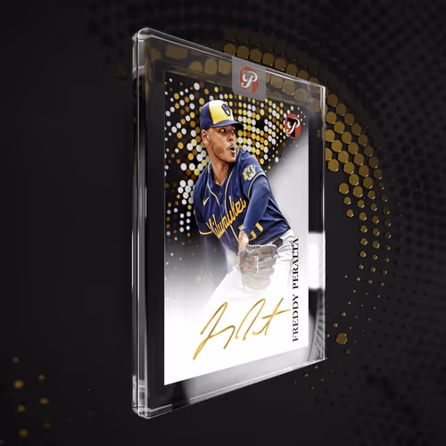 Milwaukee Brewers Tm Freddy Peralta Facsimile Si 1