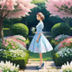 Beauty in a garden