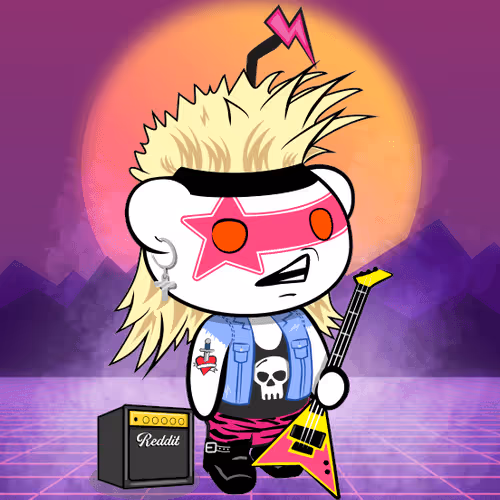 Avatar Rock Out X Reddit Collectible Avatars