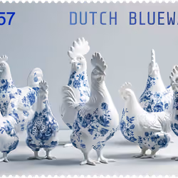 Blueware Chickens